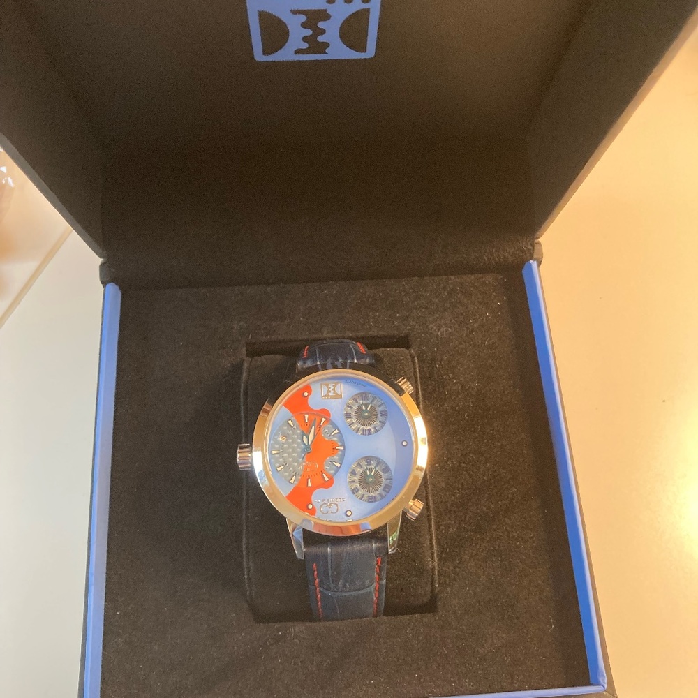 Curtis & Co BIG Time World 42MM 3 Time Zone Timepiece